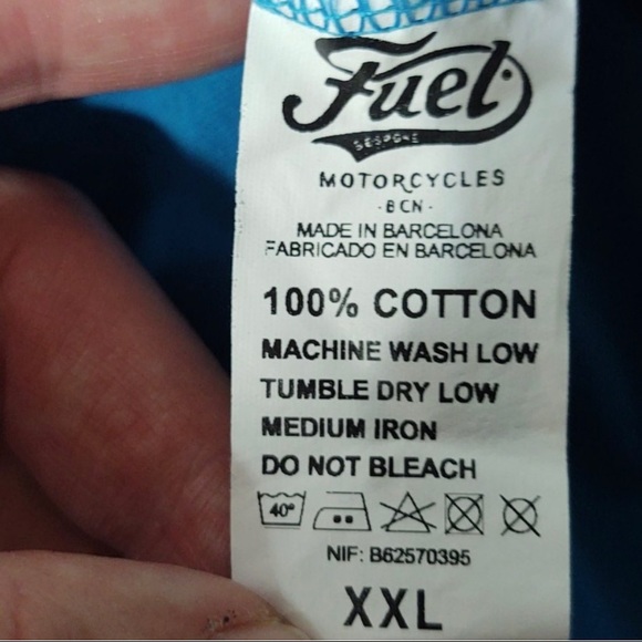 Fuel Motorcycles Barcelona Biker Shirt (RARE) - Picture 12 of 12